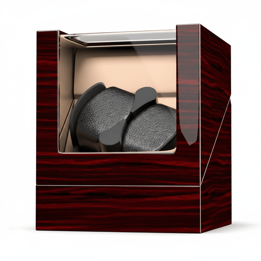 Adervia – Double Automatic Watch Winder with Wooden Case