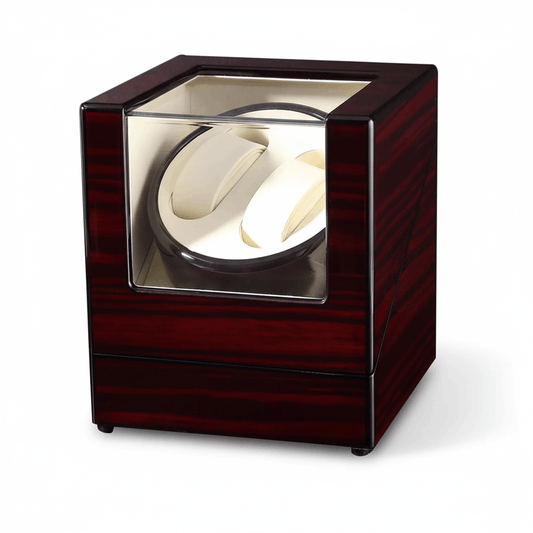Adervia – Wooden Automatic Watch Winder with Display Case